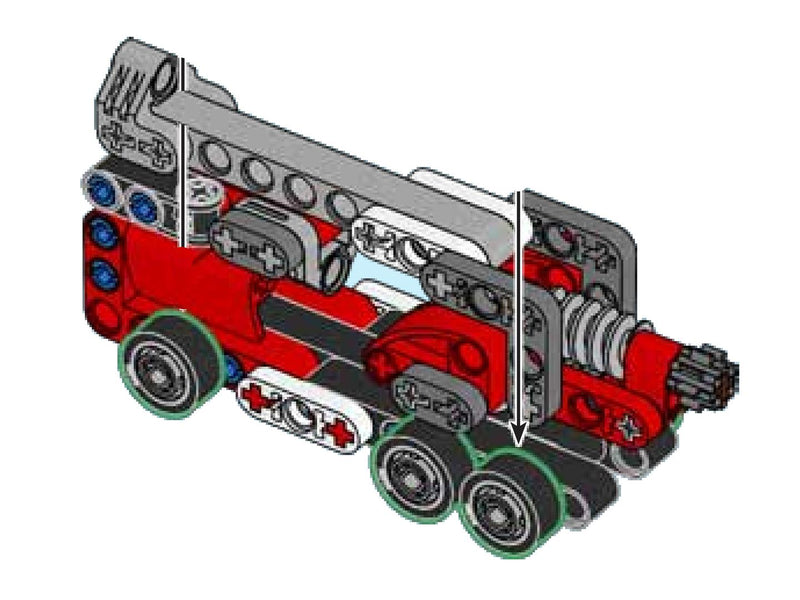 LEGO Technic Fire Engine paper bag (412501-1)