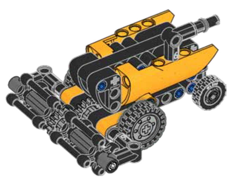 LEGO Technic Combine Harvester paper bag (412502-1)