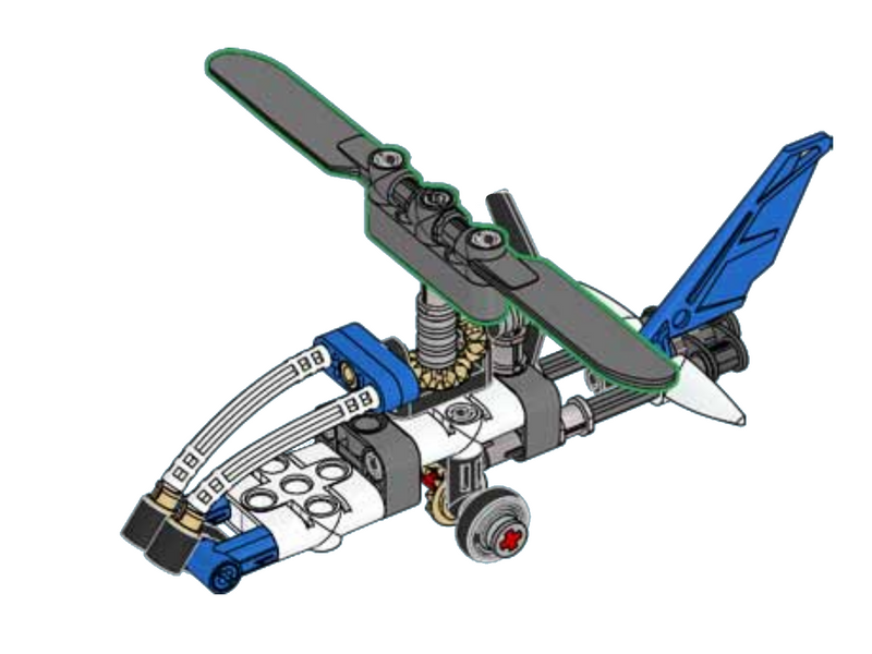 LEGO Technic Gyrocopter paper bag (412503-1)