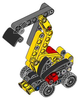 LEGO Technic Excavator paper bag (412504-1)
