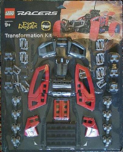 LEGO Racers Transformation Kit, Dirt Crusher (Red) (4285968-1)