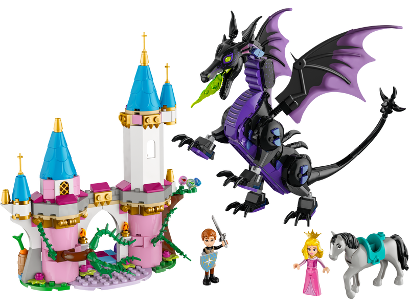LEGO Disney Maleficent's Dragon Form and Aurora's Castle (43240-1)