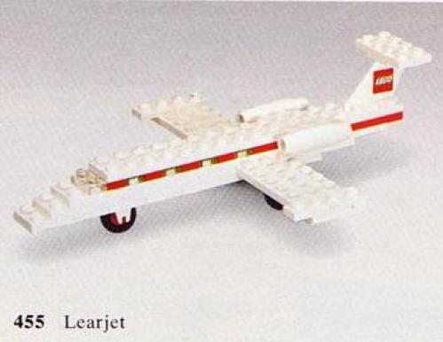 LEGO LEGOLAND Learjet (Lear Jet) (455-1)
