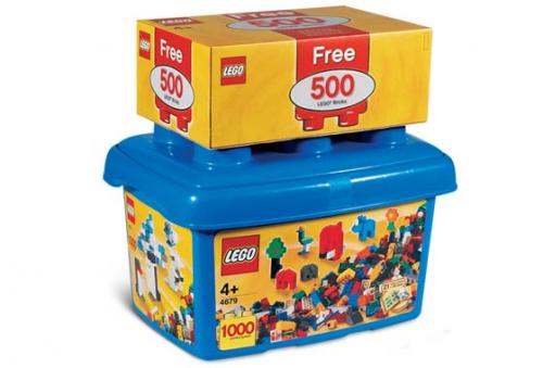 LEGO Creator Bricks and Creations Tub and Super Value 500 Extra LEGO Elements (4679-1)