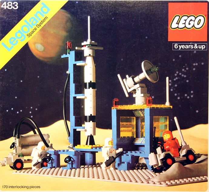 LEGO Space Alpha-1 Rocket Base (483-1)