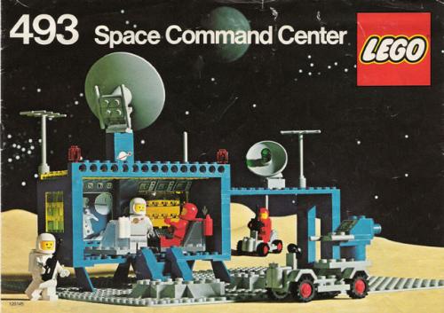LEGO Space Space Command Center (Flatplate version) (493-1)