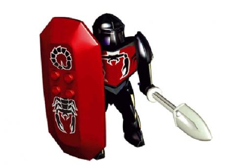 LEGO Castle Plastic Figure - Shadow Knight (Nestlé Promotional) polybag (4942-1)