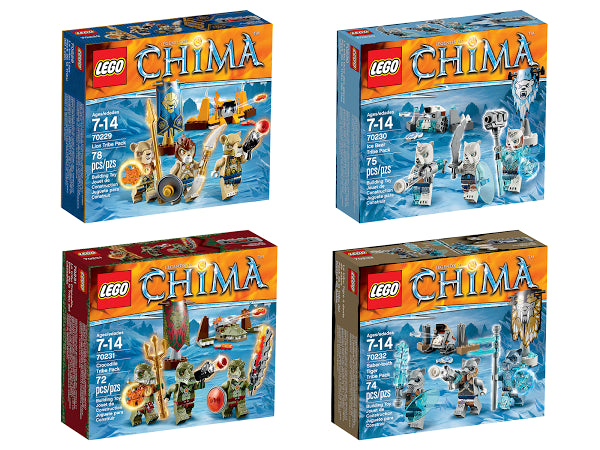 LEGO LEGENDS OF CHIMA Tribe Packs (5004458-1)