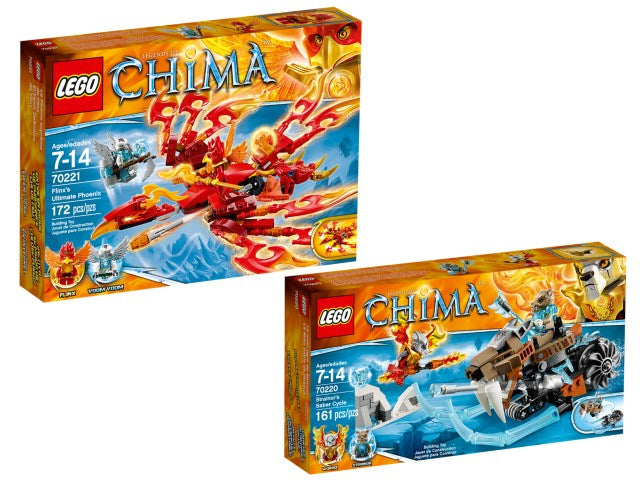 LEGO LEGENDS OF CHIMA Strainor vs Flinx (5004460-1)