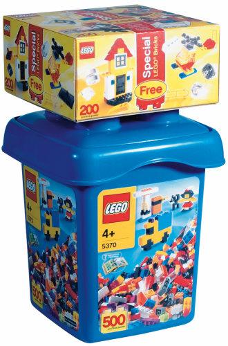 LEGO Creator Large Make and Create Bucket with Special LEGO Bonus Bricks (Bucket and its contents only) (5370a-1)