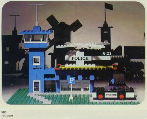 LEGO LEGOLAND Police Heliport (560-2)