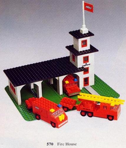 LEGO LEGOLAND Fire House (570-1)