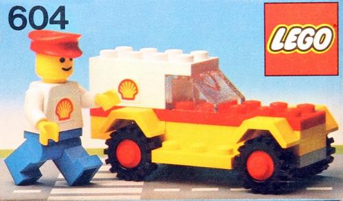 LEGO Town Shell Service Car (604-1)