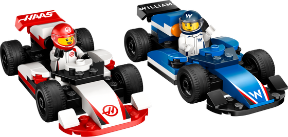 LEGO Town F1 Williams Racing & Haas F1 Race Cars (60464-1)