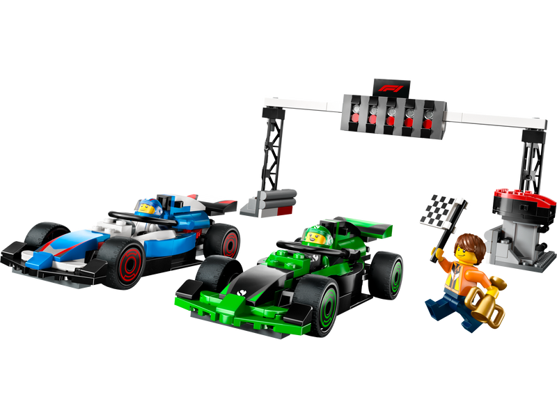 LEGO Town F1 Grid with VCARB & Sauber Race Cars (60474-1)