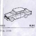 LEGO Classic 1:87 Fiat 1800 (605-3)