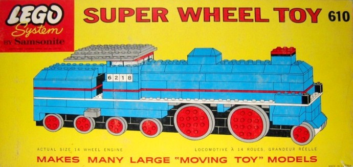 LEGO Samsonite Super Wheel Toy Set (long box version) (610-3)