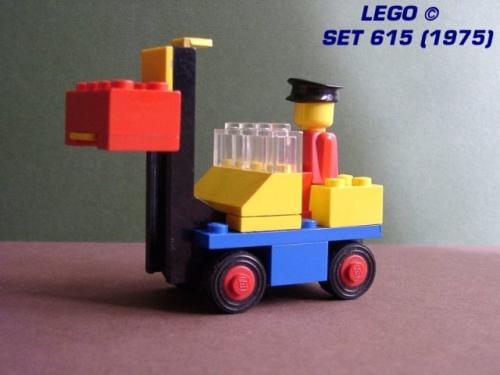 LEGO LEGOLAND Fork Lift with Driver (615-2)