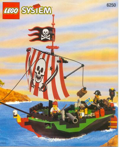 LEGO Pirates Cross Bone Clipper (6250-1)