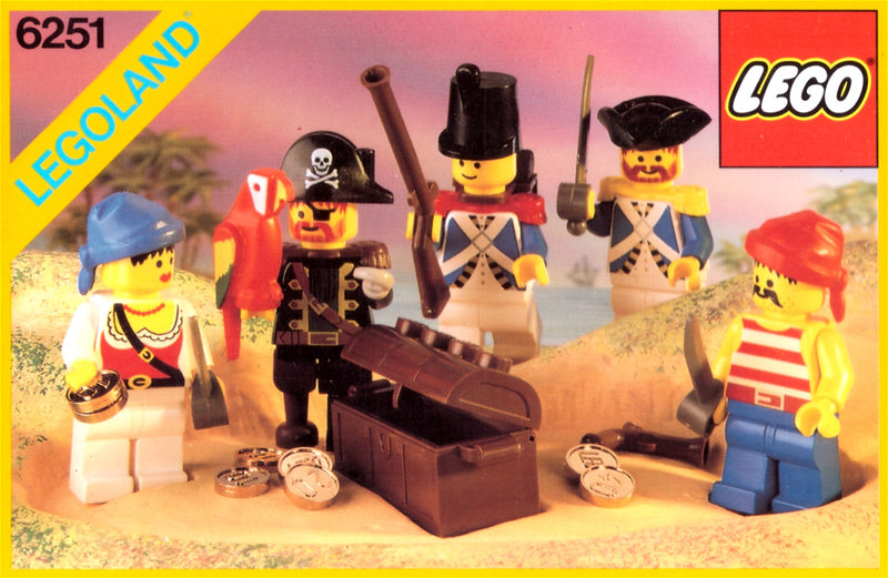 LEGO Pirates Pirate Mini Figures (Sea Mates) (6251-1)