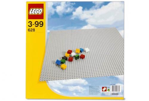 LEGO Creator X-Large Gray Baseplate (Light Bluish Gray) (628-3)