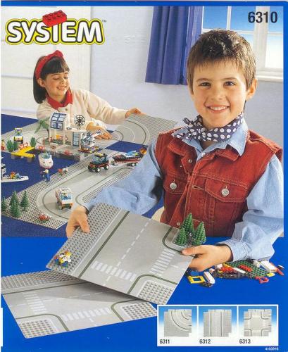 LEGO Town T-Road Plates (6310-1)