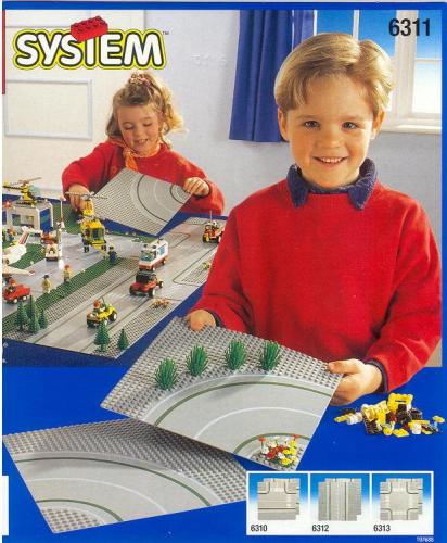 LEGO Town Curved Road Plates (6311-1)