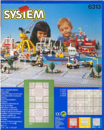 LEGO Town Cross-Road Plates (6313-1)