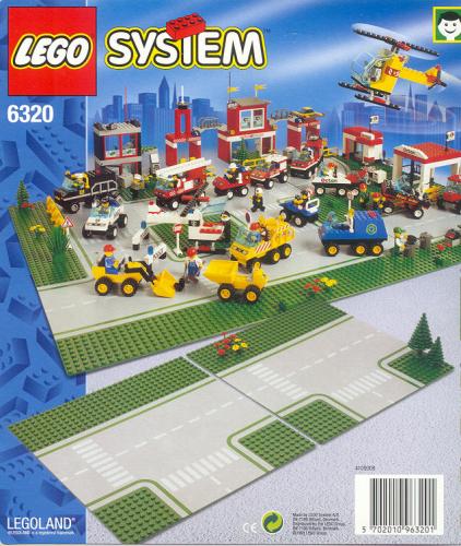 LEGO Town T-Road Plates (6320-1)