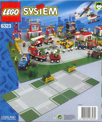 LEGO Town Cross Road Plates (6323-1)