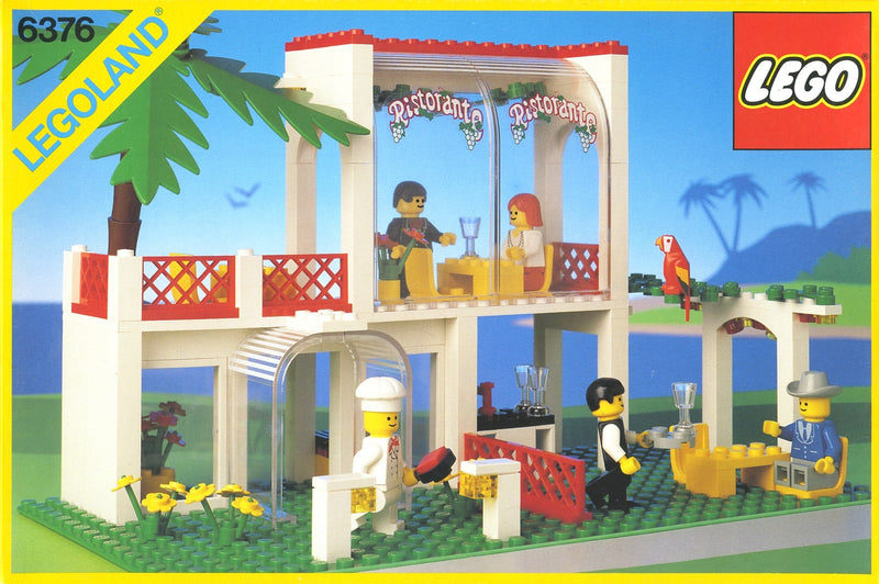 LEGO Town Breezeway CafC) {Cafe} (6376-1)