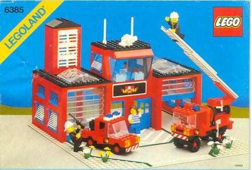 LEGO Town Fire House-I (6385-1)