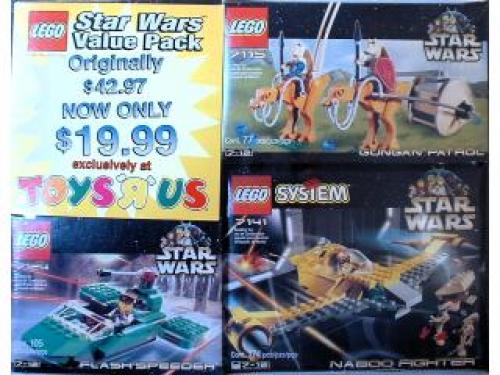 LEGO Star Wars Star Wars Bundle Pack, Value Pack (Copack of Sets 7115, 7124, and 7141) (65028-1)