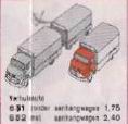 LEGO Classic 1:87 Mercedes Truck/Trailer (652-1)