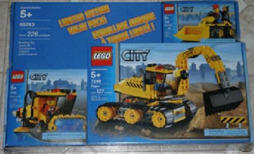 LEGO Town City Construction Value Pack (7246, 7242, 7248) (65743-1)