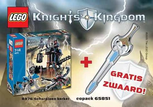 LEGO Castle Knights Kingdom II Bundle Pack (Copack of Set 8876 with Gear 851211) (65851-1)