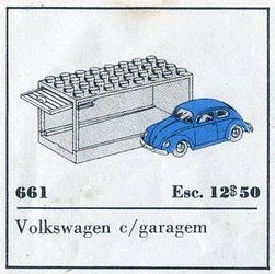 LEGO Classic 1:87 VW Beetle (661-2)