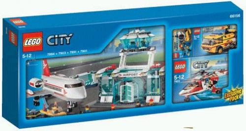 LEGO Town City Bundle Pack (Copack of Sets 7891, 7894-1, 7901, and 7903) (Toys "R" Us Exclusive) (66156-1)
