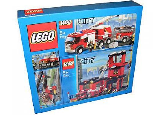 LEGO Town Firemen Bundle (7238, 7239, 7240, 7241) (66174-1)
