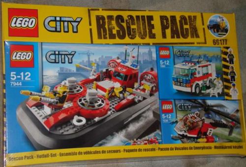 LEGO Town City Rescue Pack (7238, 7890, 7944) (66177-1)