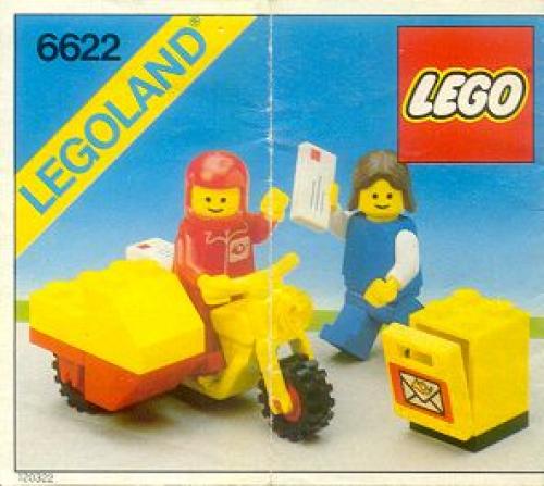 LEGO Town Mailman on Motorcycle (6622-1)