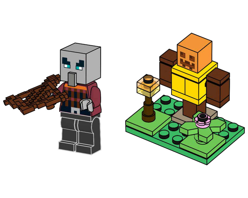 LEGO Minecraft Pillager with Training Dummy paper bag (662306-1)