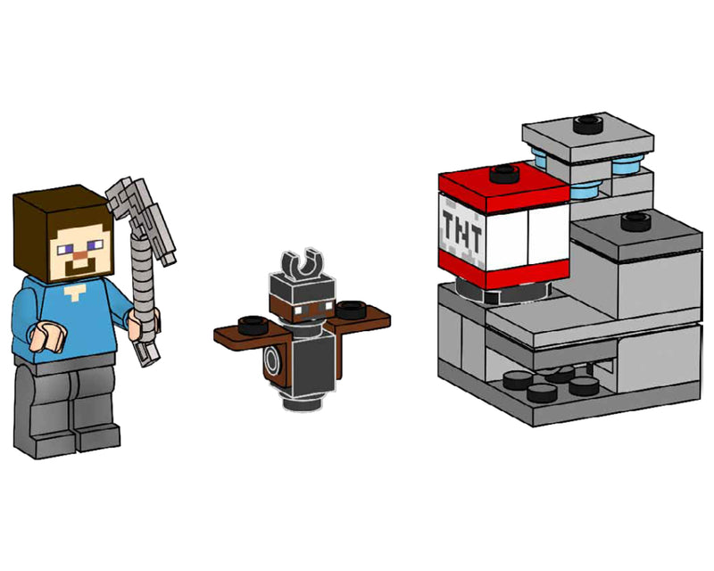 LEGO Minecraft Steve in the Diamond Mine paper bag (662411-1)