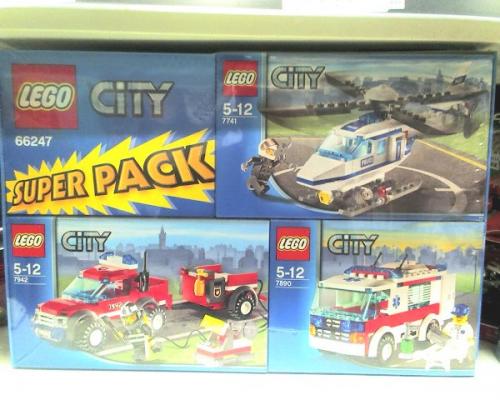 LEGO Town City Bundle Pack, Super Pack (Copack of Sets 7741, 7890, and 7942) (66247-1)