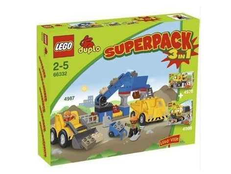 LEGO DUPLO DUPLO Bundle Pack, Super Pack 3 in 1 (Sets 4976, 4986, and 4987) (66332-1)
