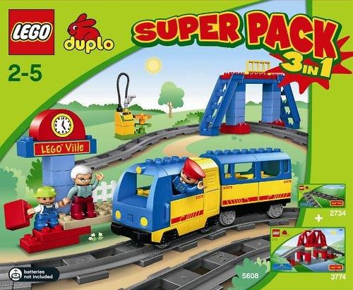 LEGO DUPLO DUPLO Bundle Pack, Super Pack 3 in 1 (Sets 2734, 3774, and 5608) (66361-1)
