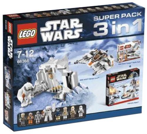 LEGO Star Wars Star Wars Bundle Pack, Super Pack 3 in 1 (Sets 7749, 8083, and 8089) (66366-1)