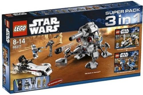 LEGO Star Wars Star Wars Bundle Pack, Super Pack 3 in 1 (Sets 7869, 7913, and 7914) (66377-1)