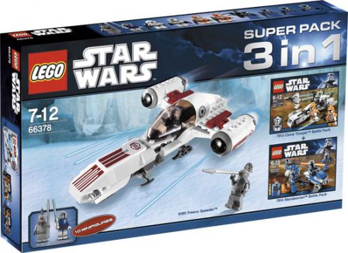 LEGO Star Wars Star Wars Bundle Pack, Super Pack 3 in 1 (Sets 7913, 7914, and 8085) (66378-1)