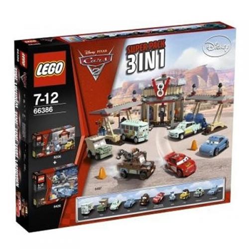 LEGO Cars Cars 2 Bundle Pack, Super Pack 3 in 1 (Sets 8206, 8426, and 8487) (66386-1)